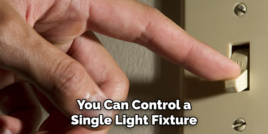 You Can Control a Single Light Fixture