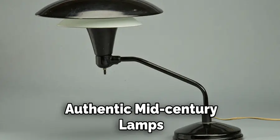 Authentic Mid-century Lamps