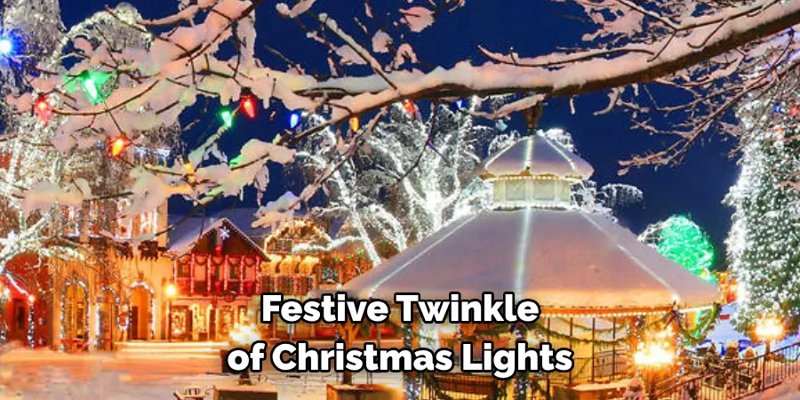 Festive Twinkle of Christmas Lights