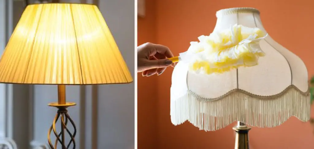 How to Clean a Yellowed Lamp Shade