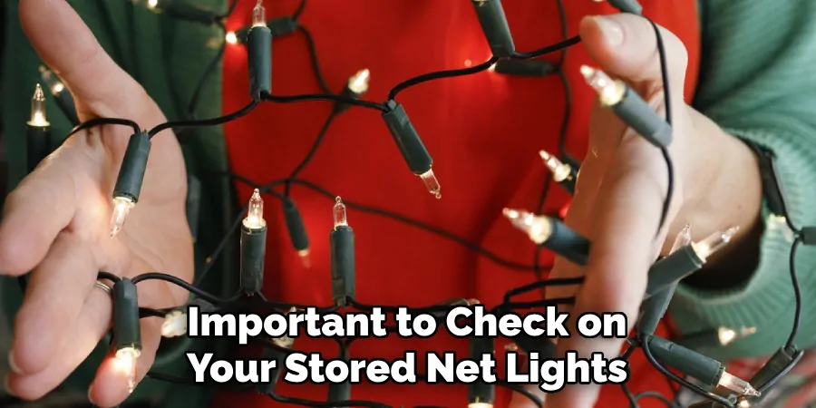 Important to Check on Your Stored Net Lights