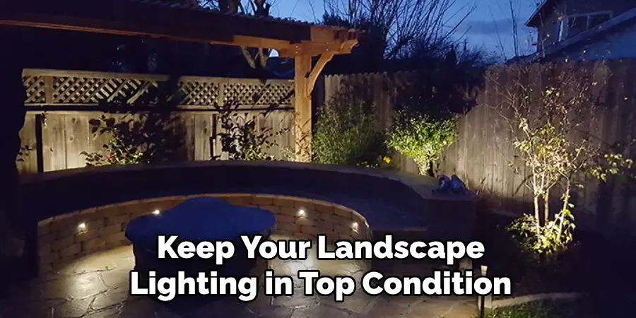 Keep Your Landscape Lighting in Top Condition