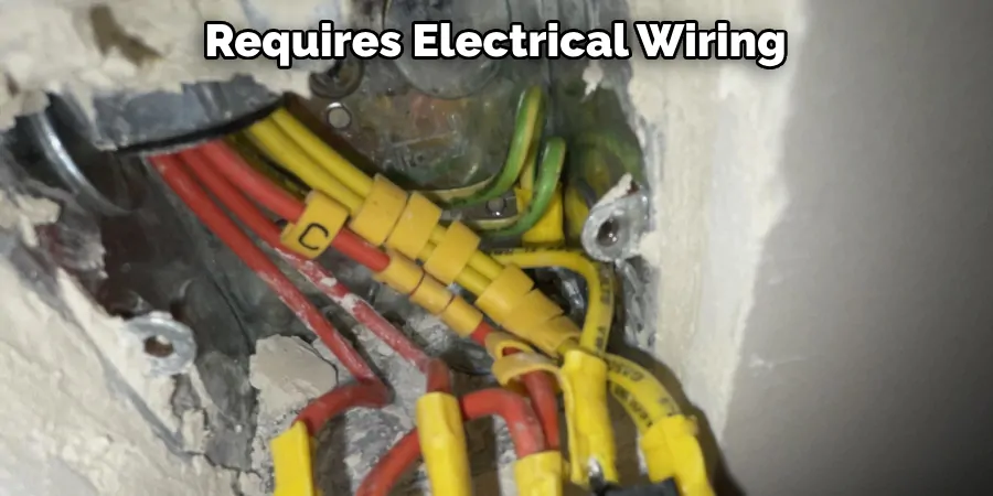 Requires Electrical Wiring