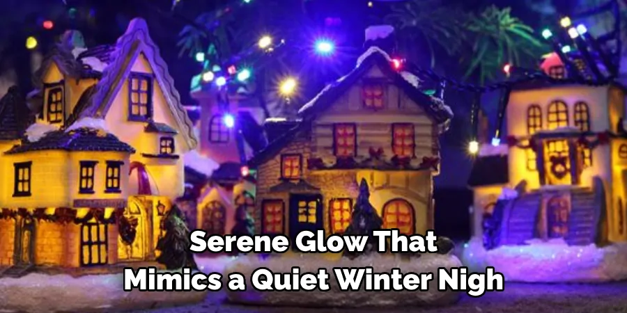 Serene Glow That Mimics a Quiet Winter Nigh