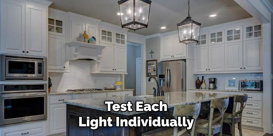 Test Each Light Individually