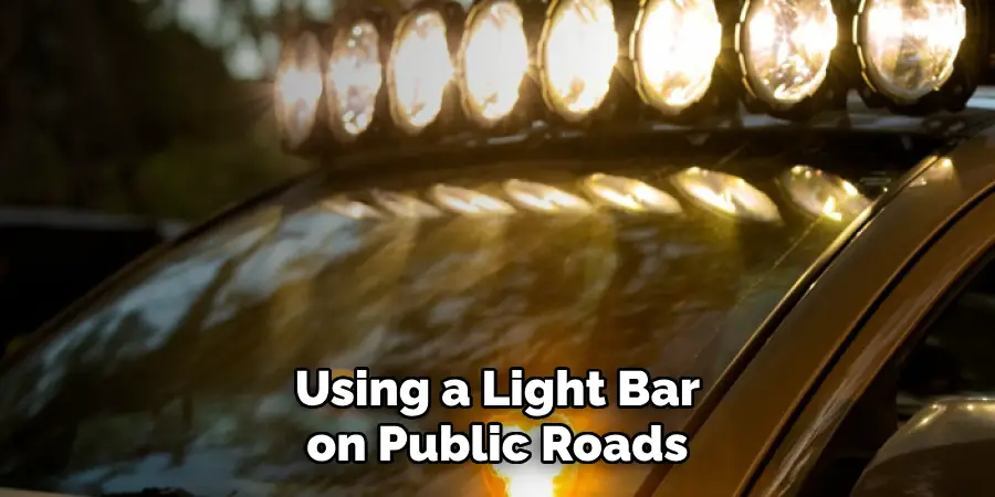 Using a Light Bar on Public Roads