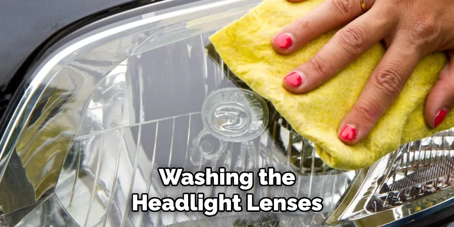 Washing the Headlight Lenses