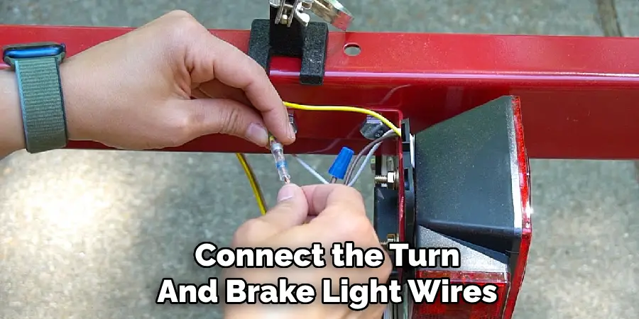 Connect the Turn
And Brake Light Wires