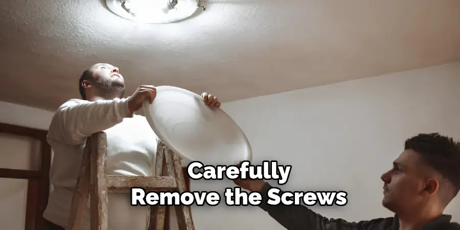 Carefully Remove the Screws 