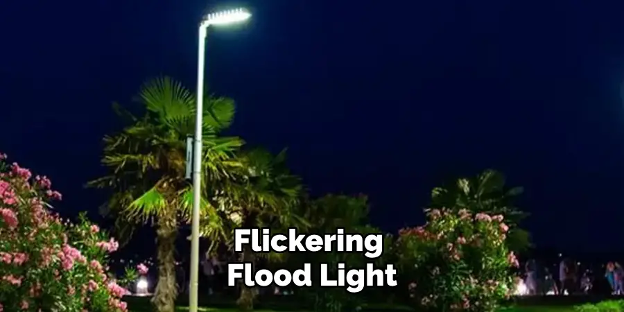 Flickering Flood Light