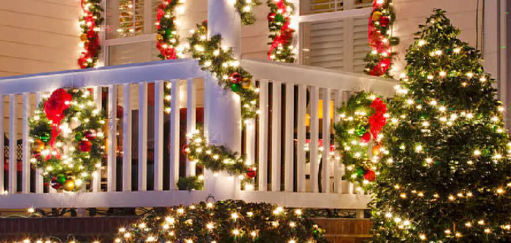 How to Make String Light Christmas Tree