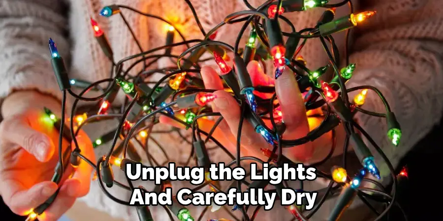 Unplug the Lights
And Carefully Dry