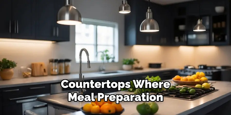Countertops Where
Meal Preparation