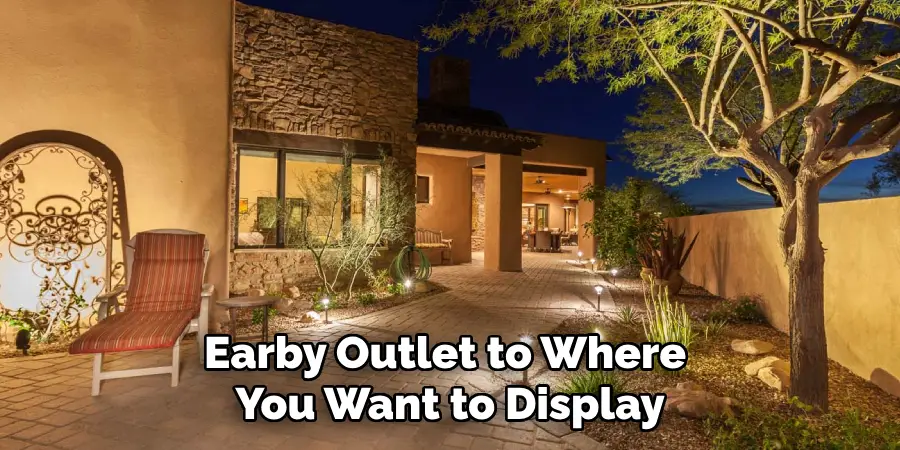 Earby Outlet to Where
You Want to Display