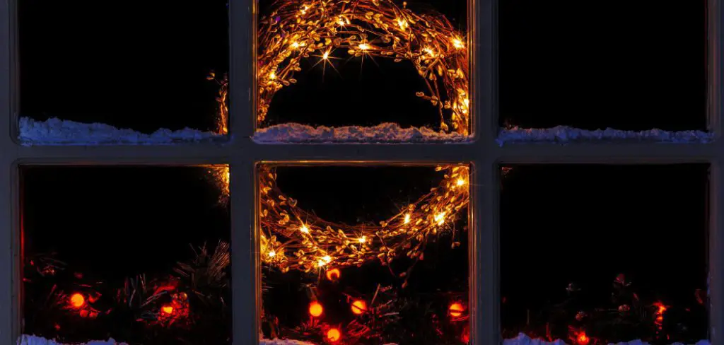How to Hang Lights Around Outside Windows
