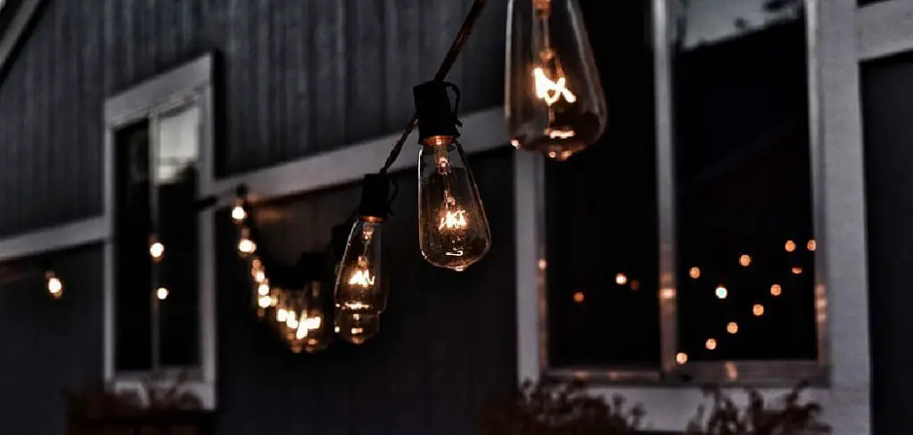 How to Hang String Lights from House