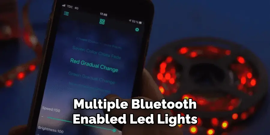 Multiple Bluetooth
Enabled Led Lights