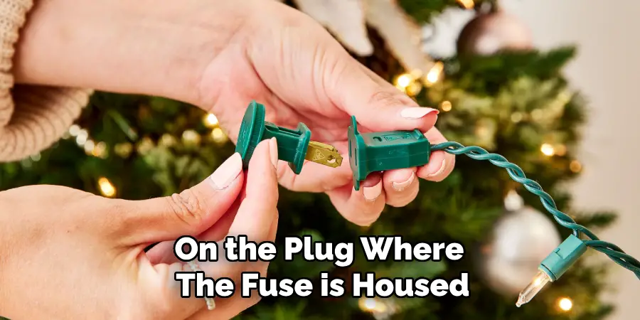 On the Plug Where
The Fuse is Housed