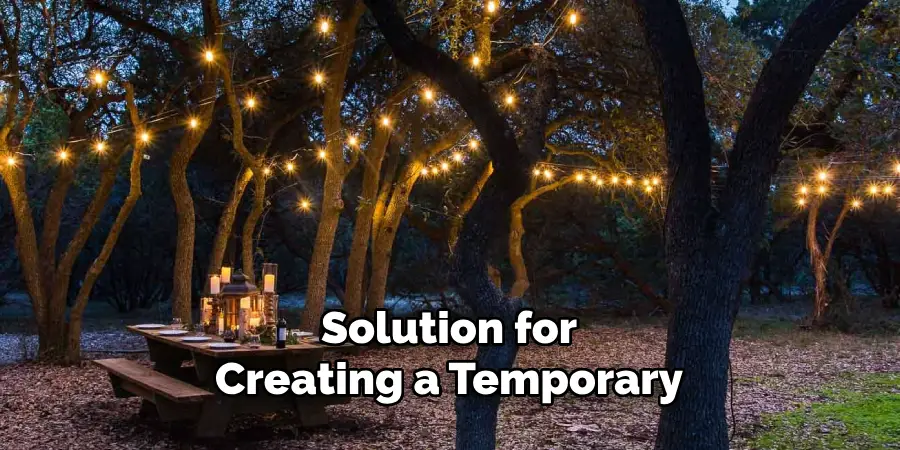 Solution for
Creating a Temporary