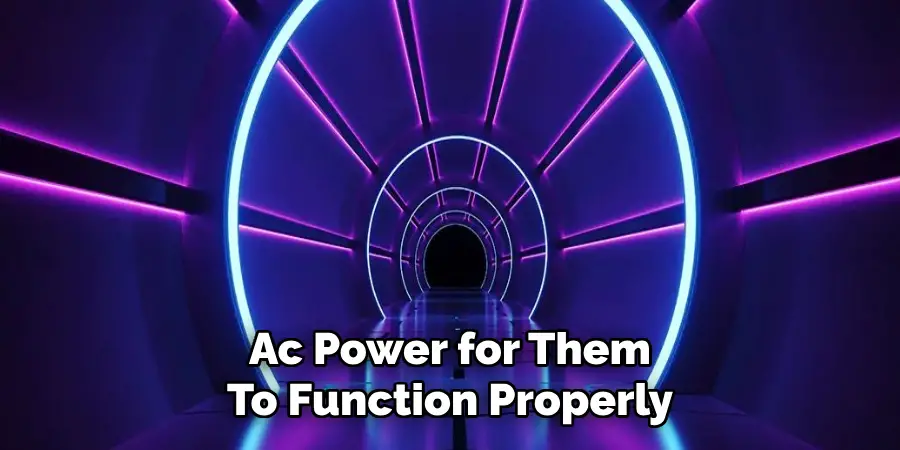 Ac Power for Them
To Function Properly
