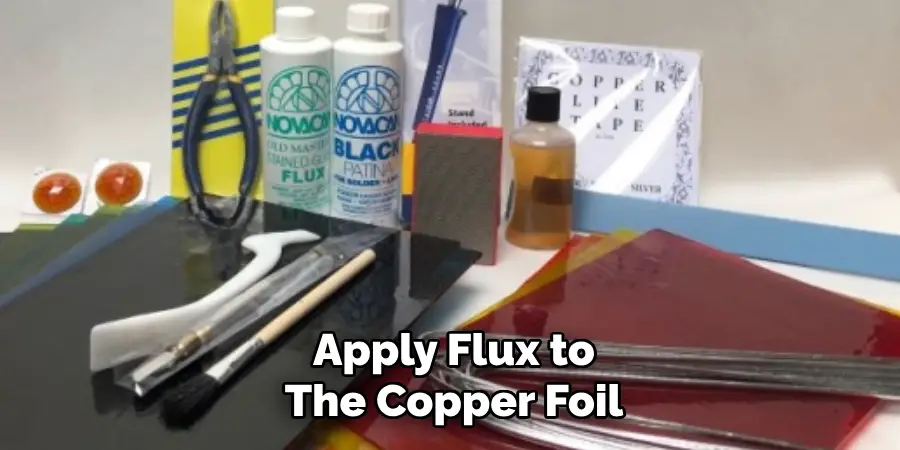 Apply Flux to The Copper Foil