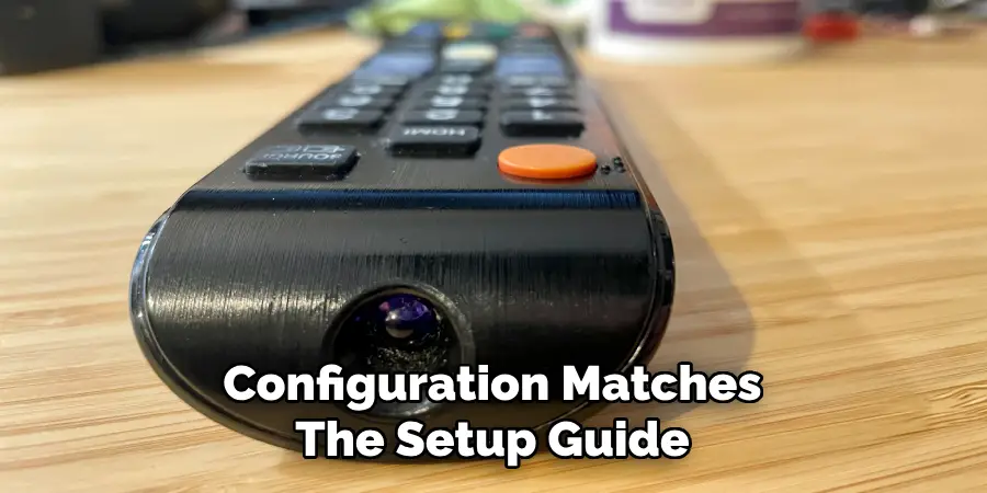 Configuration Matches
The Setup Guide