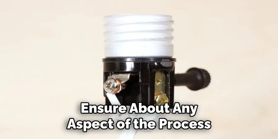 Ensure About Any
Aspect of the Process
