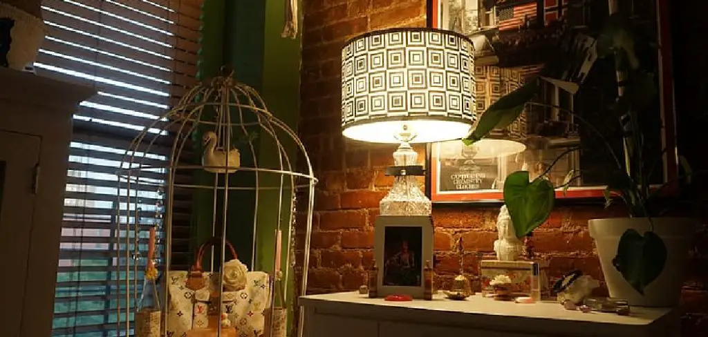 How to Redo Lampshade