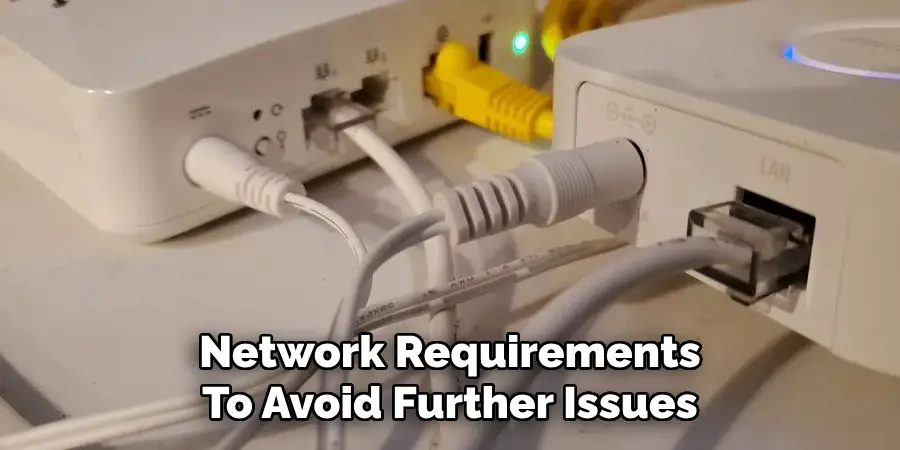 Network Requirements
To Avoid Further Issues