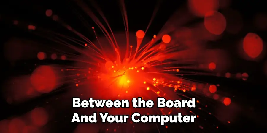 Between the Board
And Your Computer