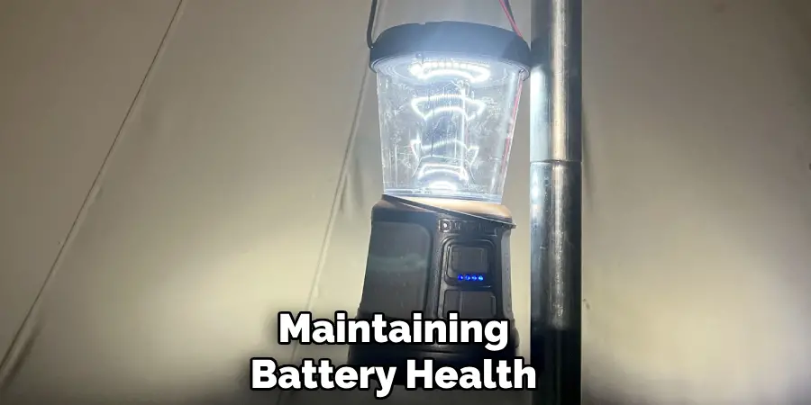 Maintaining
Battery Health