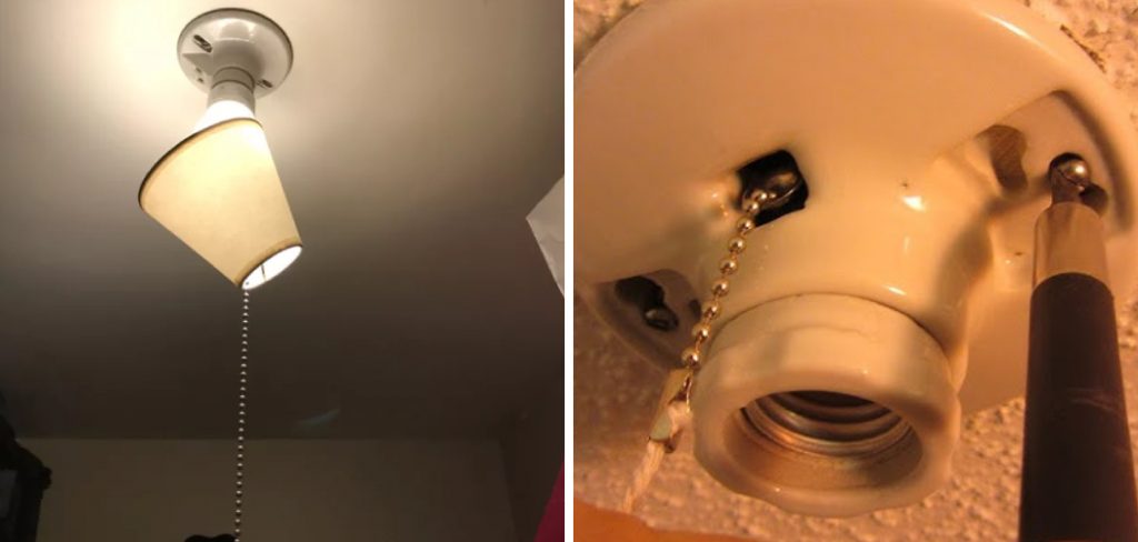 How to Fix a Pull Chain on a Light Fixture