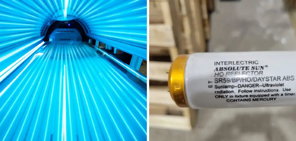 How to Clean Tanning Bed Bulbs