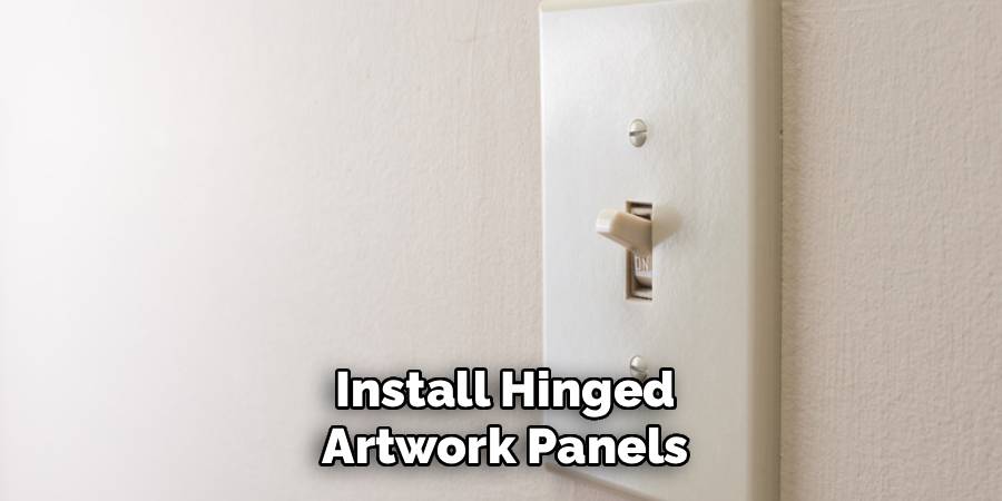 Install Hinged Artwork Panels