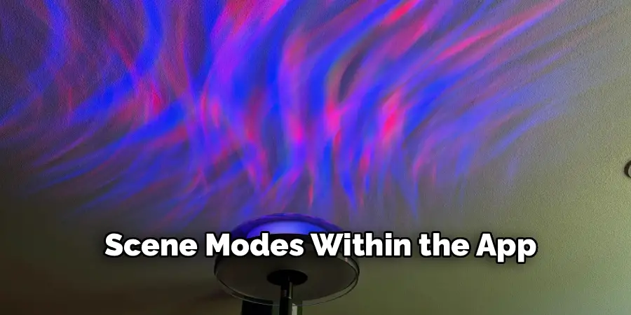 Scene Modes Within the App