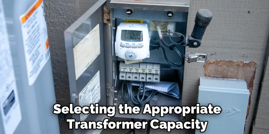 Selecting the Appropriate
Transformer Capacity