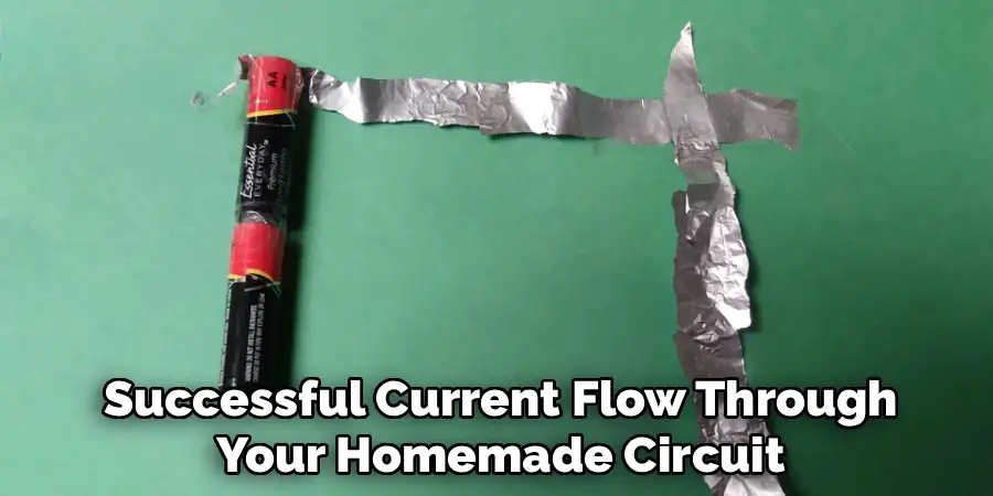 Successful Current Flow Through
Your Homemade Circuit