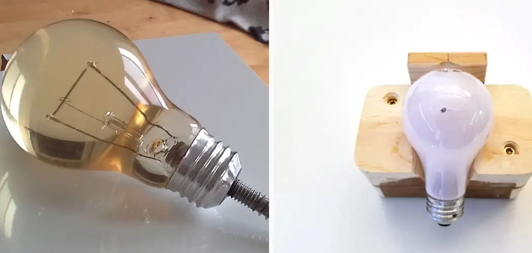 How to Make a Hole in a Light Bulb