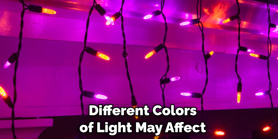Different Colors of Light May Affect