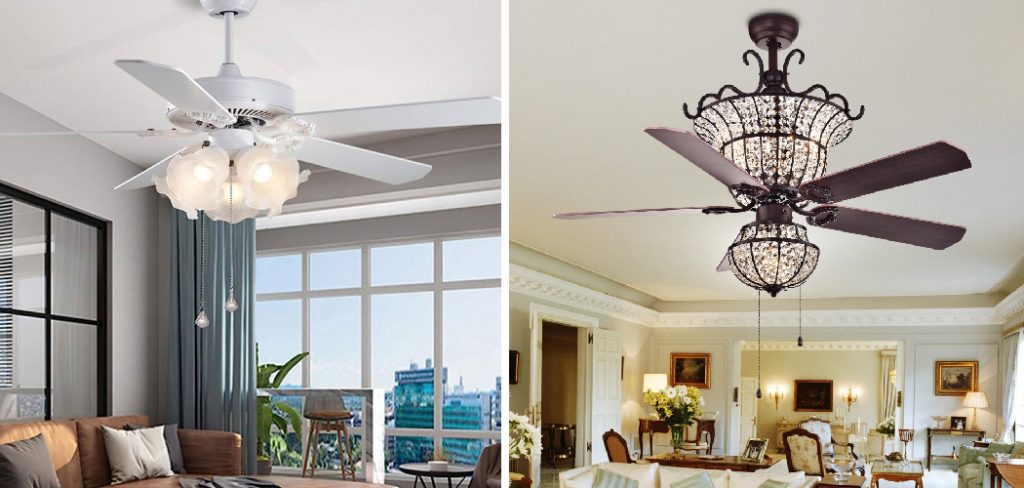How to Hang Ceiling Fan and Chandelier in Same Room