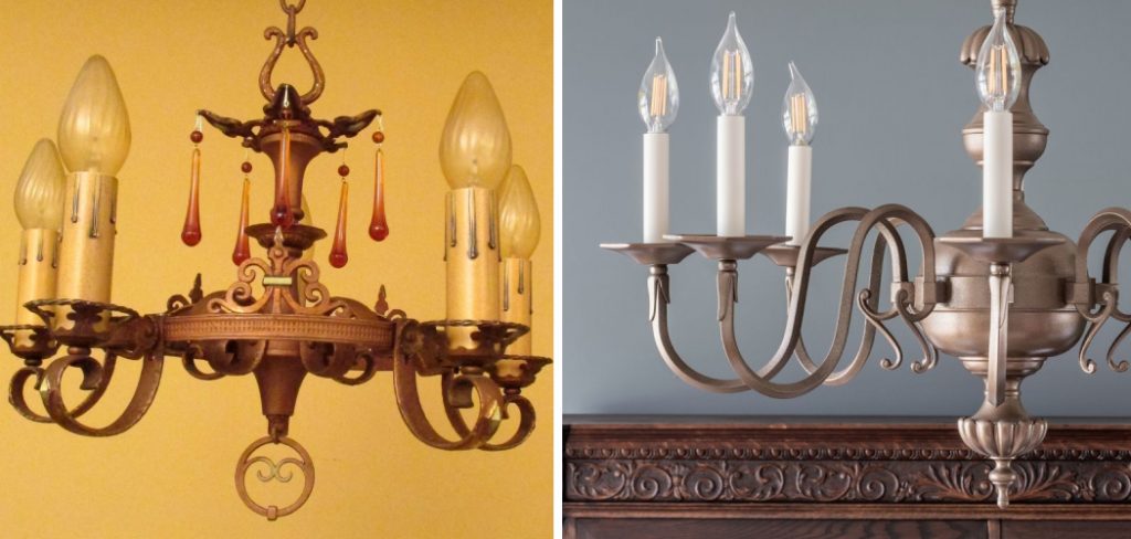 How to Paint a Chandelier