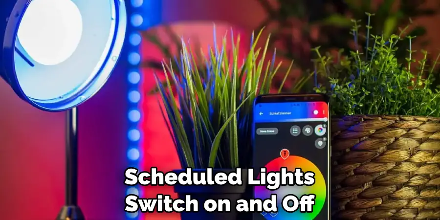 Scheduled Lights Switch on and Off
