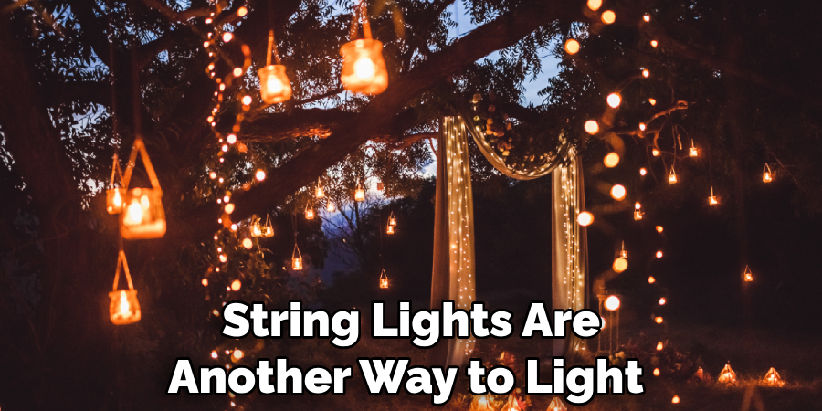 String lights are another way to light