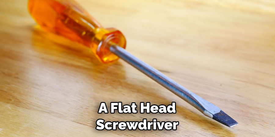 A Flat Head Screwdriver
