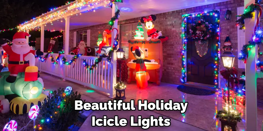 Beautiful Holiday Icicle Lights