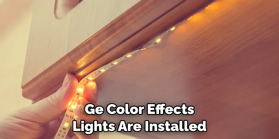 Ge Color Effects Lights Are Installed