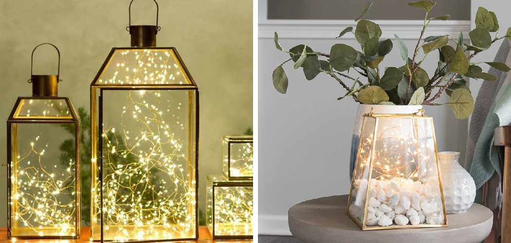How to Arrange Fairy Lights in a Vase
