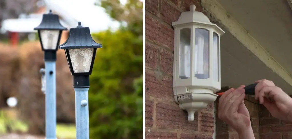 How to Change Light Bulb in Outdoor Lamp Post