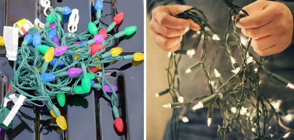 How to Put Away Icicle Lights