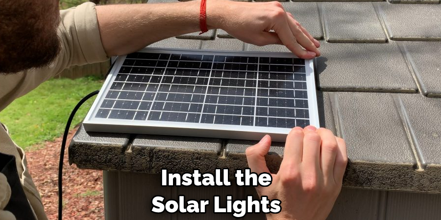 Install the Solar Lights